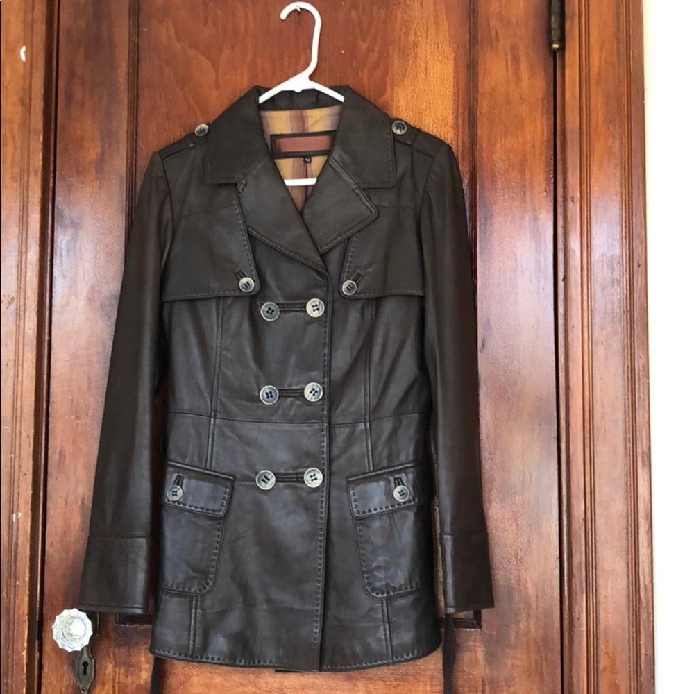 Stunning leather jacket by Giorgio Cuirs (Paris)